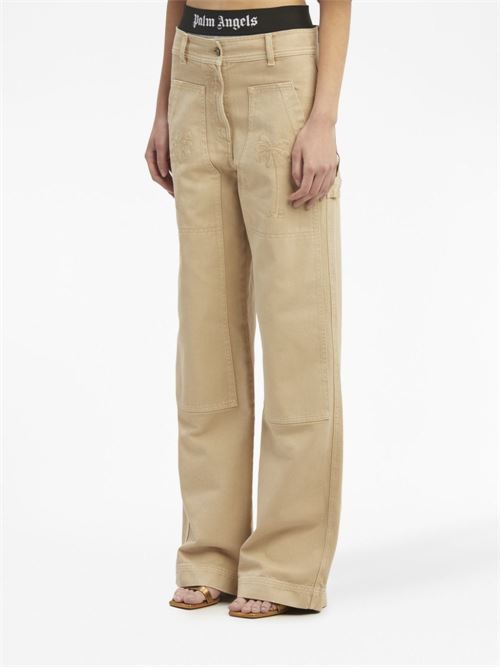 Cotton trousers PALM ANGELS | PWCF008E23FAB0016161